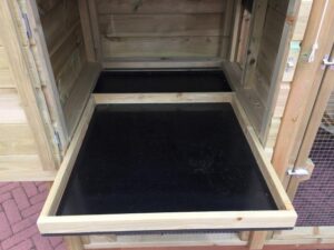 Mest/schoonmaak lade