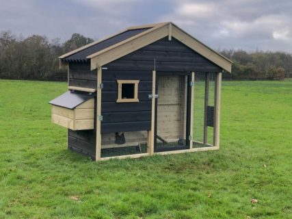 Konijnenhok voor 2 konijnen.